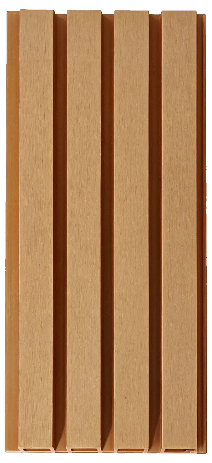 WPC ภายนอก รุ่น Great Wall — สีไม้สักอ่อน (Teak)