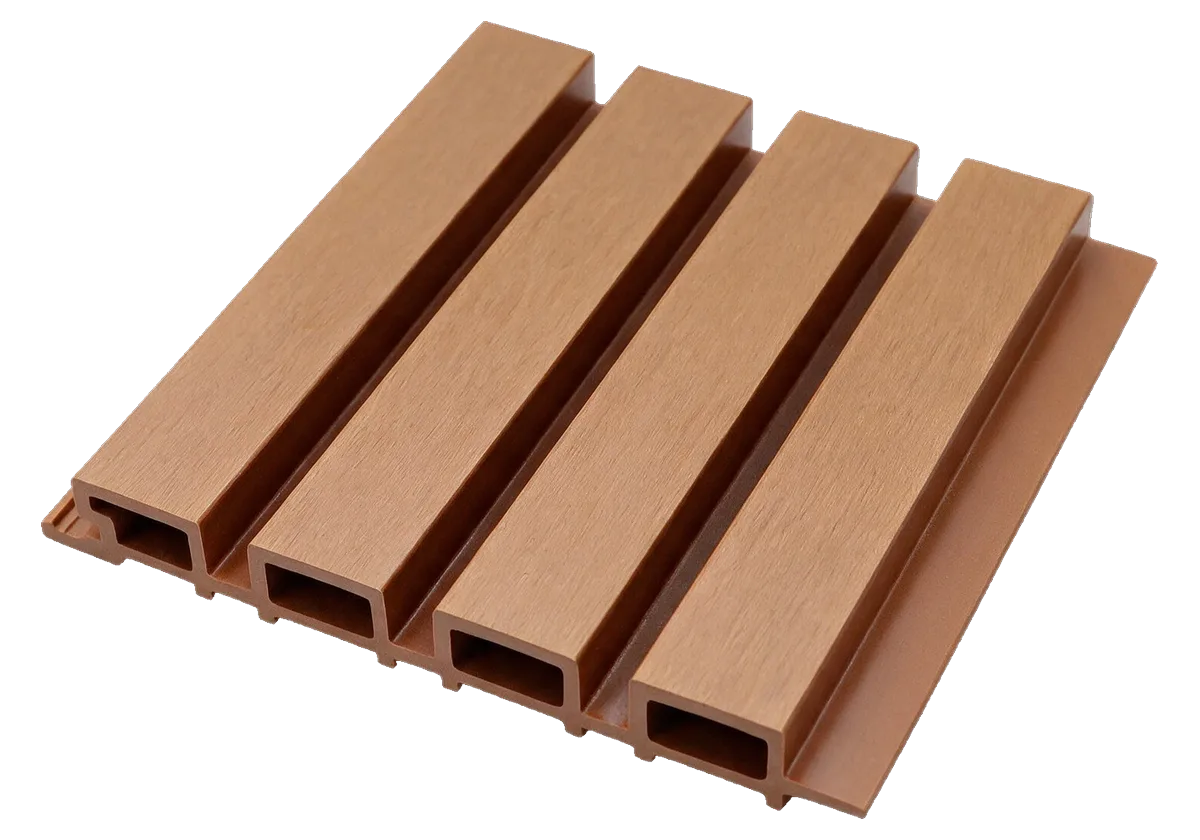 WPC ภายนอก รุ่น Great Wall — สี Shellow teak ไม้สักเข้ม
